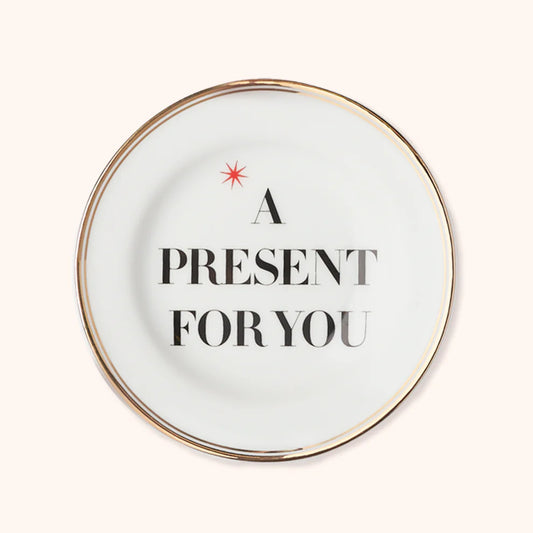 Coupelle en porcelaine Messaggio A Present For You de Bitossi Home