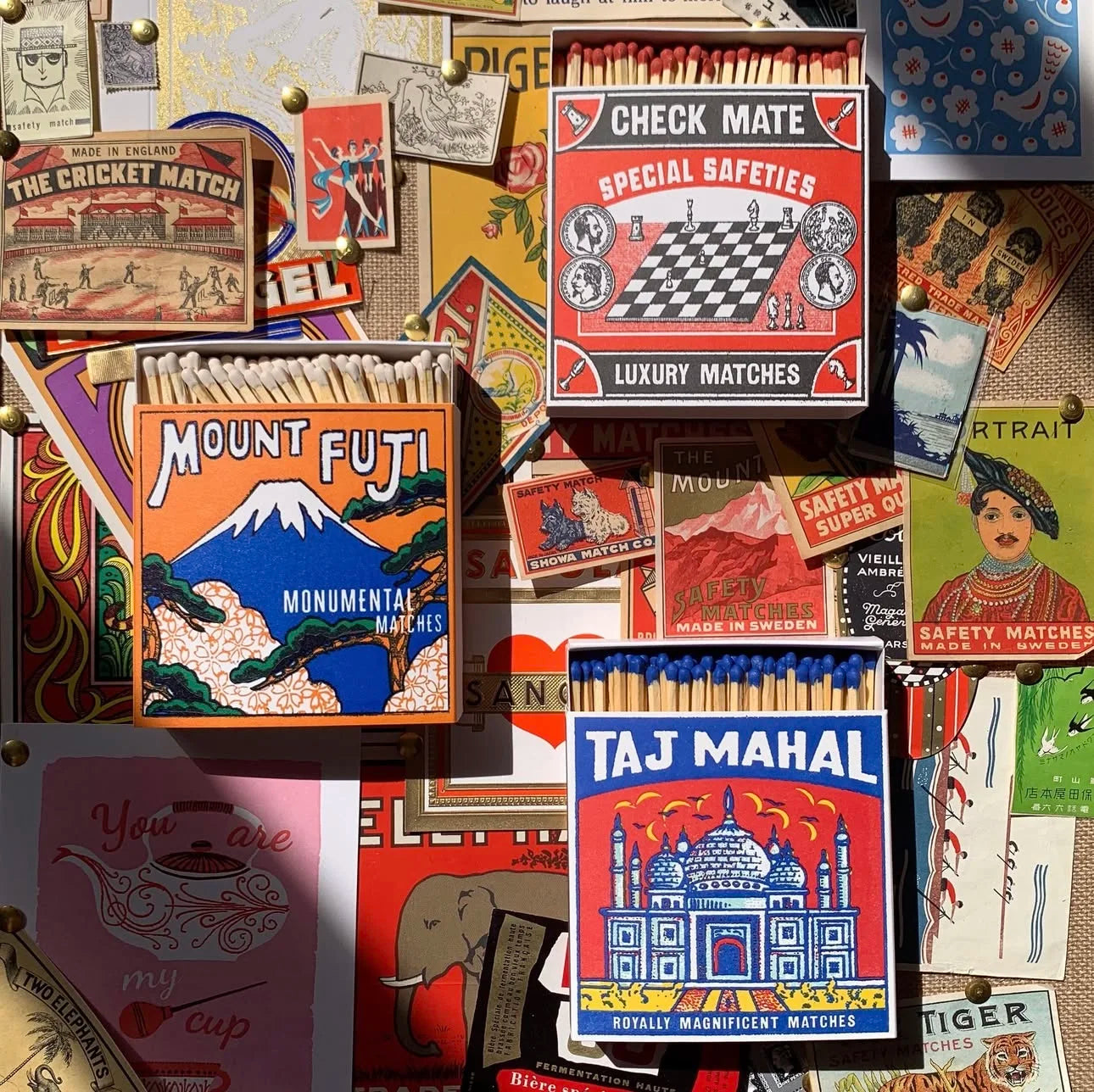 The Chess Match - Boîte d'allumettes - Archivist Gallery