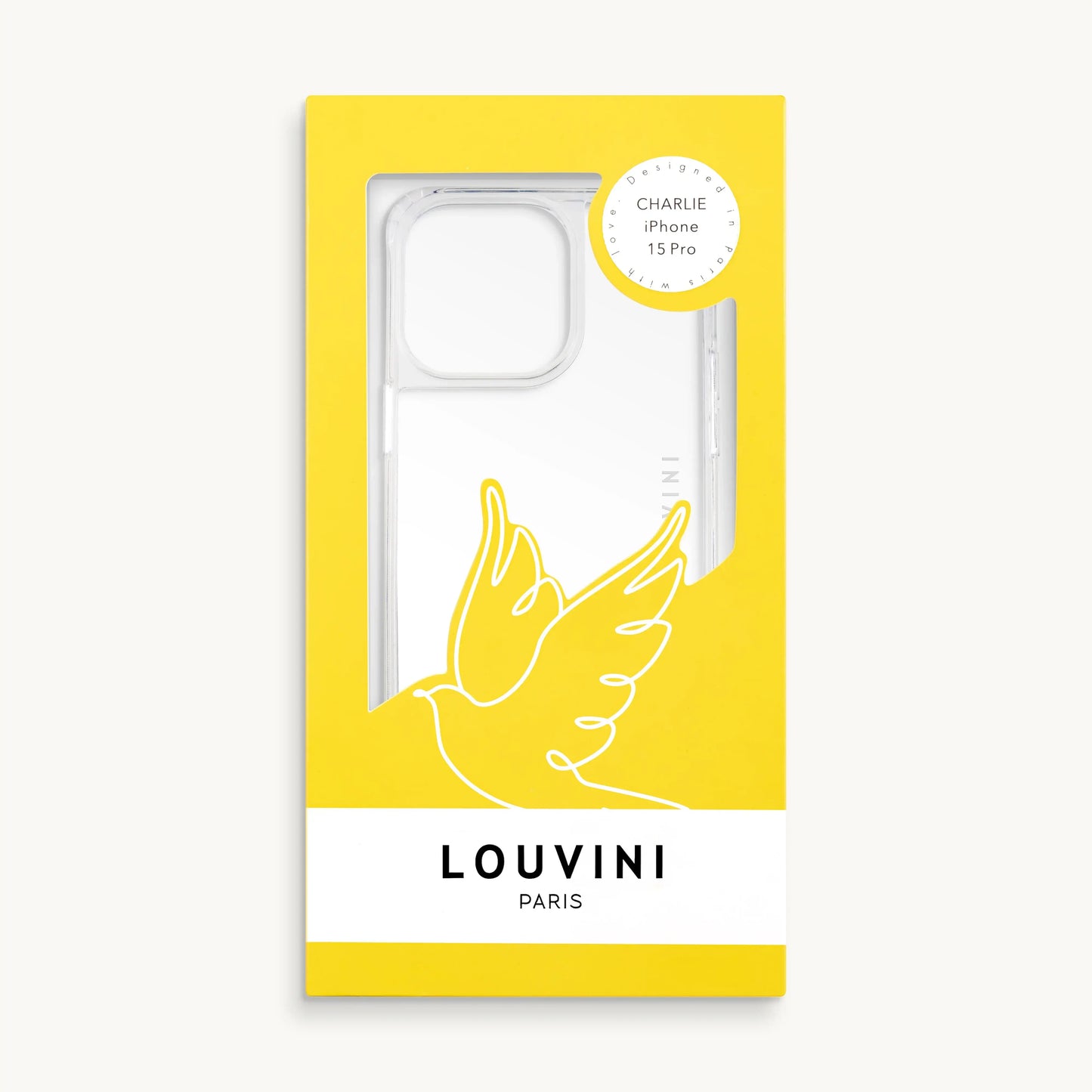 Charlie - Coque d'iPhone Transparente à Anneaux