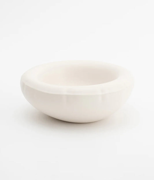Bol Lisa Bone en céramique blanc mat, Home Studyo