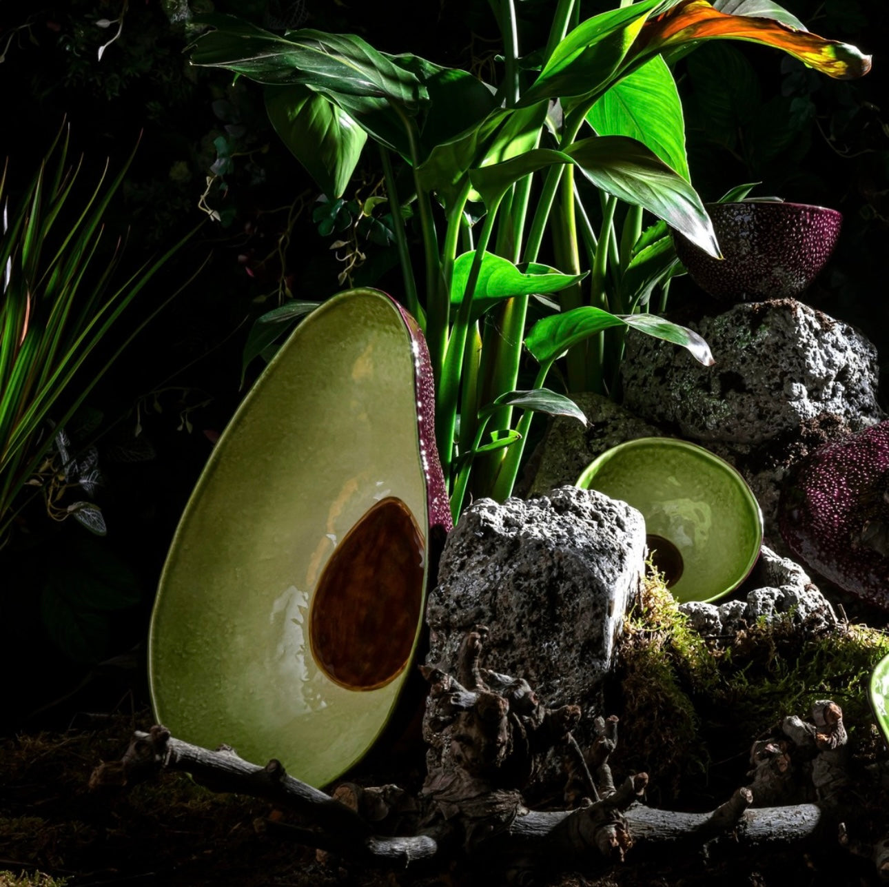 Bol et Saladier Avocat - Bordallo Pinheiro