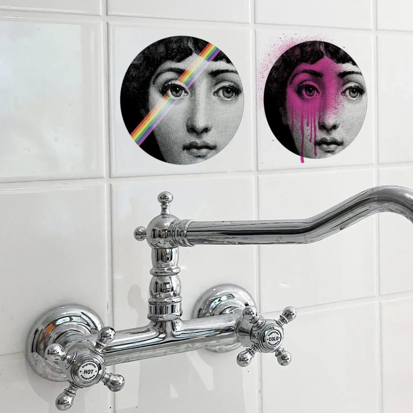 Stickers Boubouki "Colour Pop" dans une cuisine