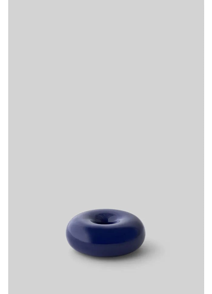 Petit bougeoir BOB bleu foncé Studio About