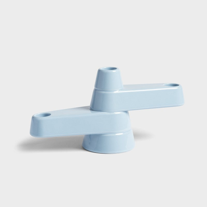 Bougeoir Brute Small bleu par &Klevering 