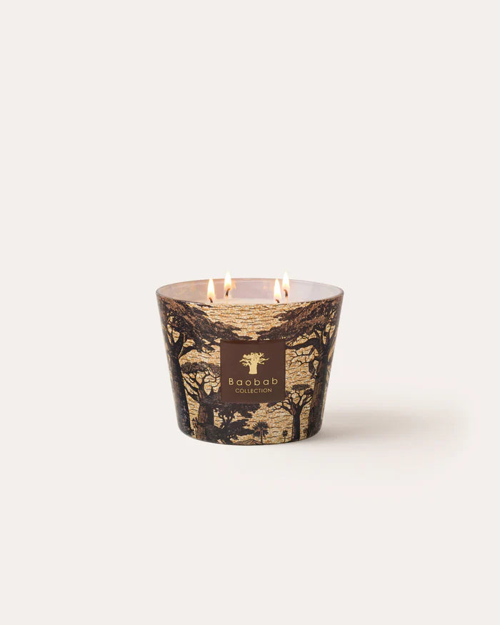 Bougie parfumée Baobab Mankono MAX 10 Classique allumée