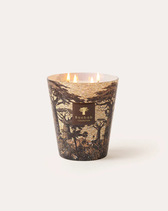 Bougie parfumée Baobab Mankono MAX 16 Signature allumée