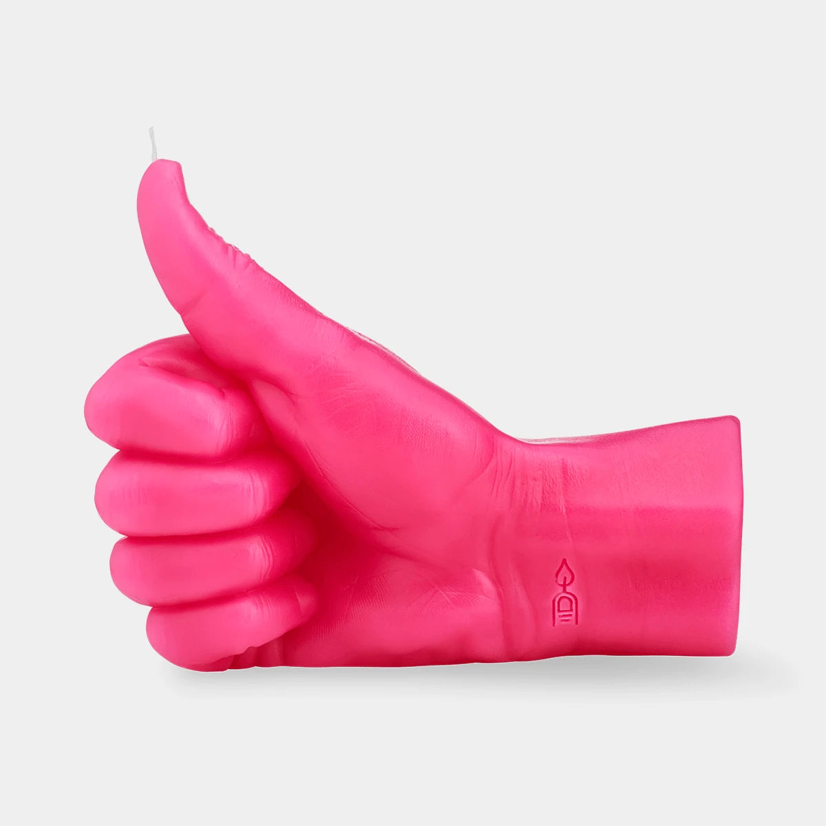 bougie en forme de main, Thumbs Up rose  - Candle Hand