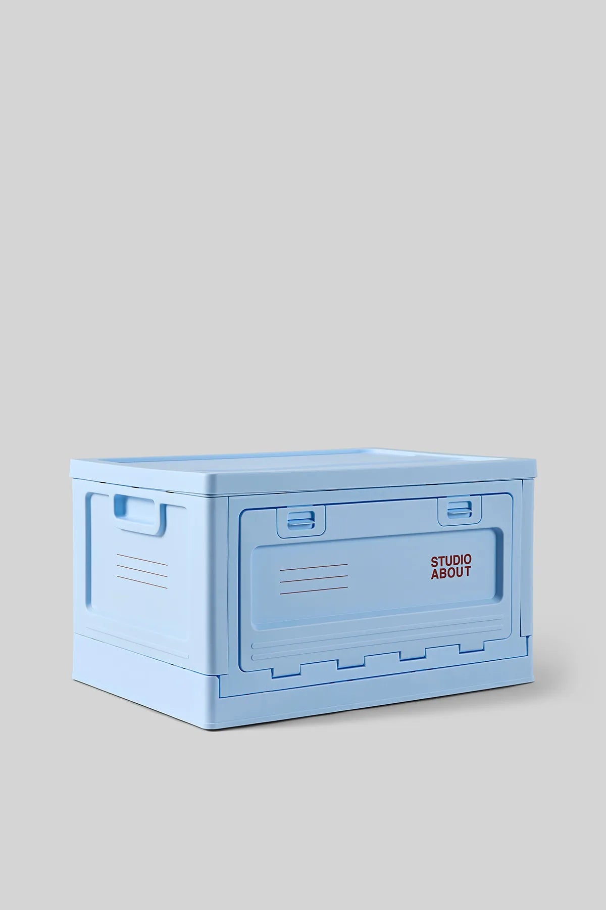 BOX Large Bleu clair Studio About, boîte de rangement empilable