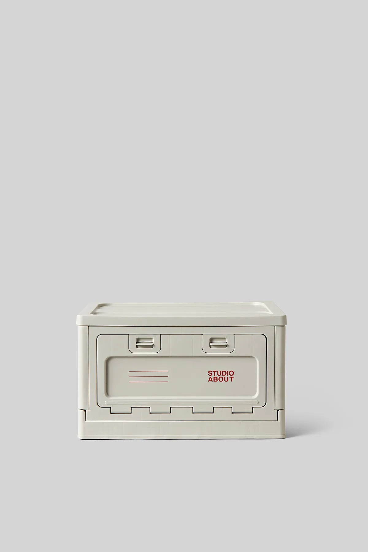 BOX Medium Gris clair Studio About vue de face