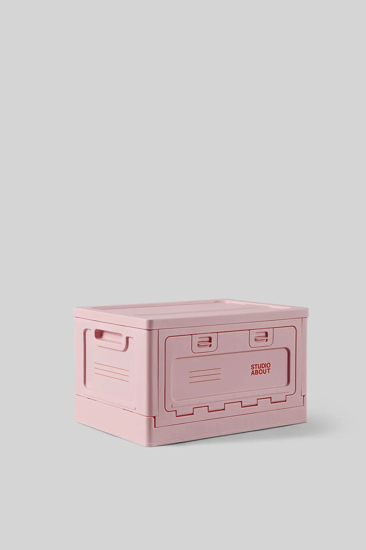 BOX Rose Large Studio About, boîte de rangement empilable