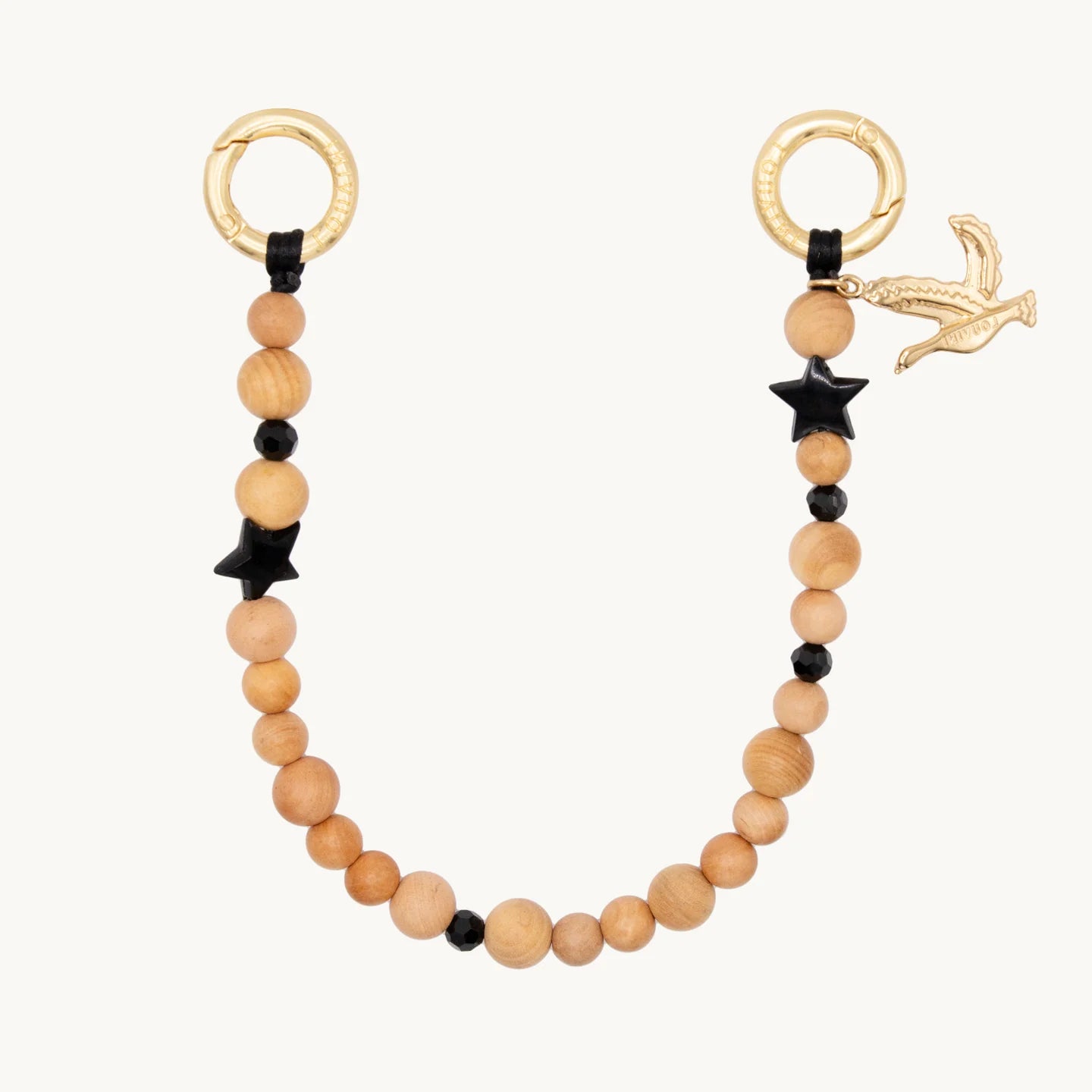 Arielle Étoile Noir - Bracelet pour Coque - Louvini