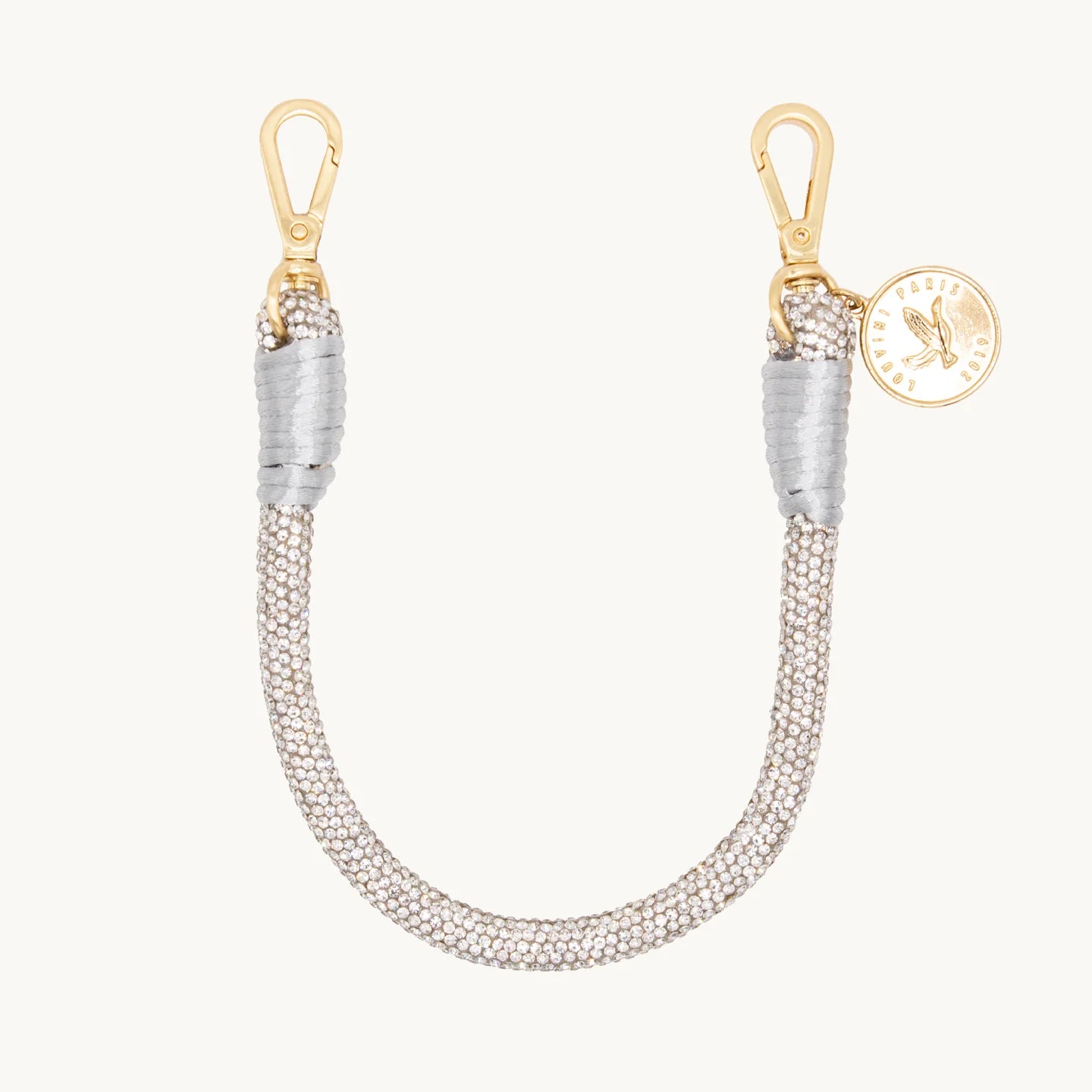 Petit Kim Argenté - Bracelet à strass pour Coque - Louvini