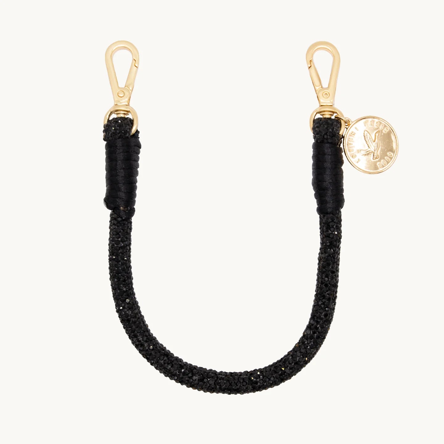 Petit Kim Noir - Bracelet à strass pour Coque - Louvini