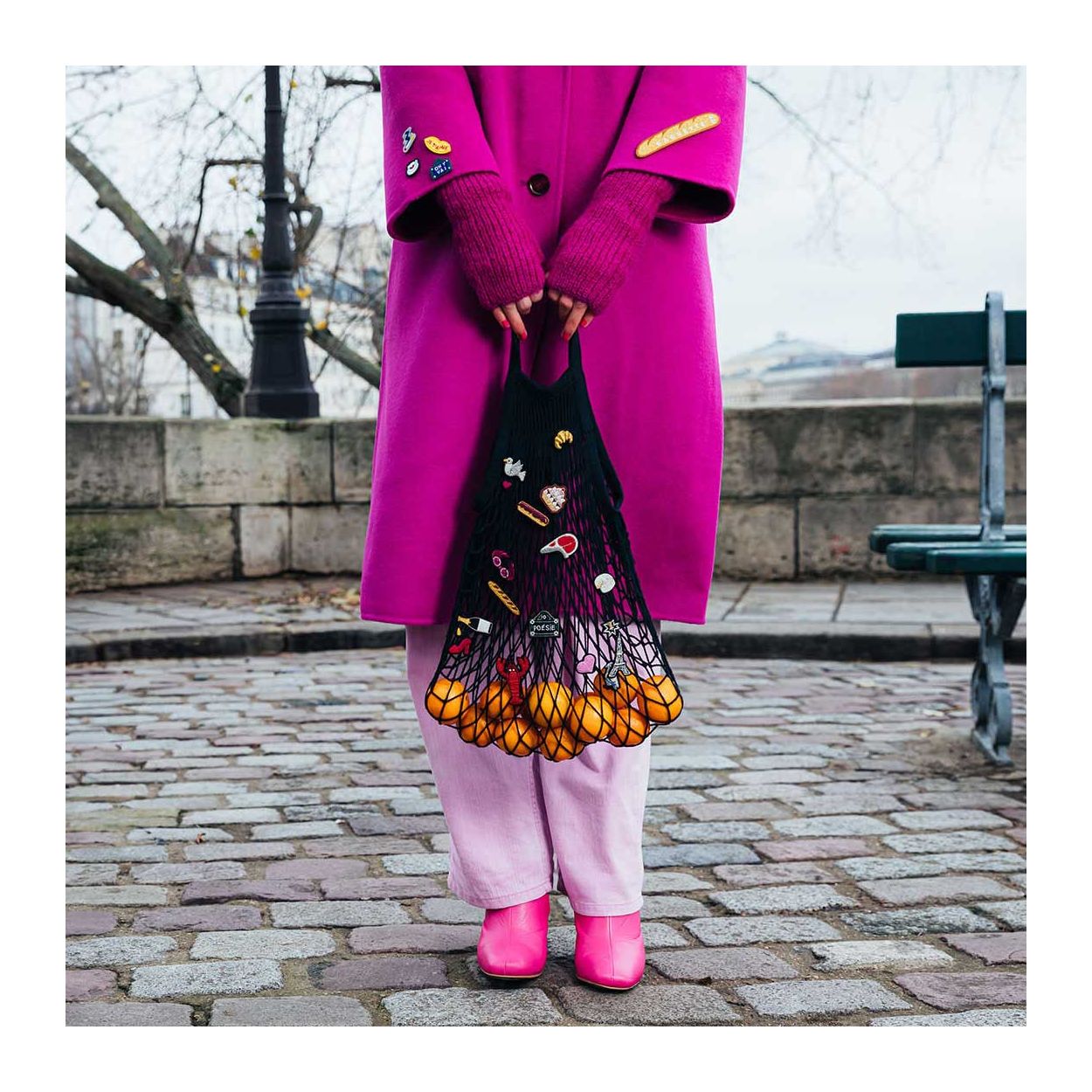 Café Je t'aime - Ecusson Brodés Main - Macon&Lesquoy