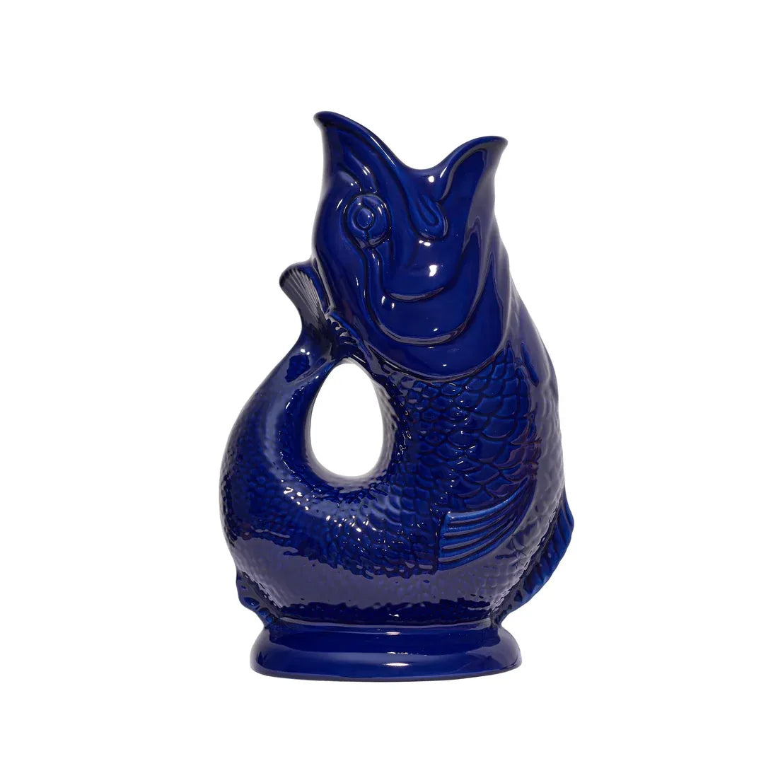 Vase carafe poisson Glouglou Bleu Cobalt XL - Glukigluck