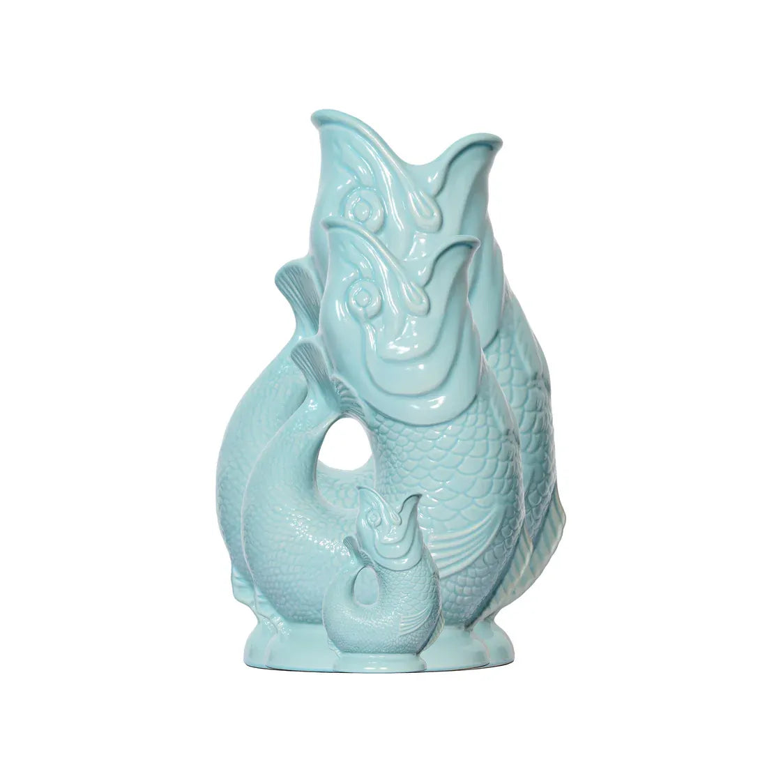 Collection de carafes poisson Glouglou Eau de Nil en tailles mini, L et XL