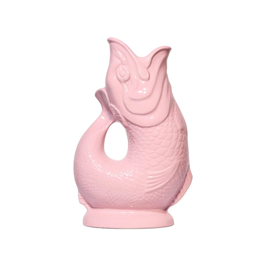 Authentique carafe poisson Glouglou Rose clair XL par Gluckigluck