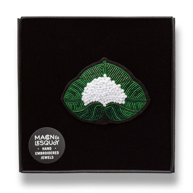 Chou-Fleur - Broche Brodée Main - Macon&Lesquoy