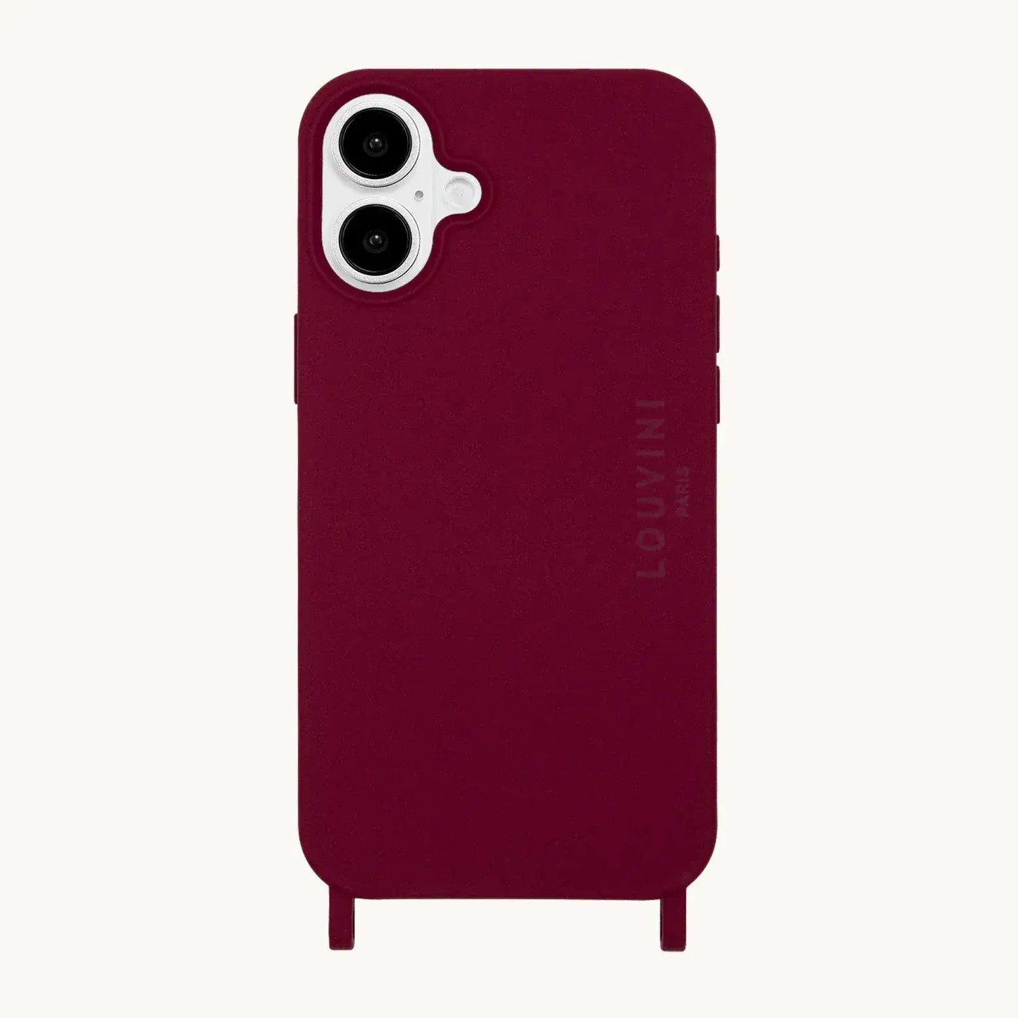 Coque Bordeaux MagSafe "Milo" pour iPhone 16 Plus