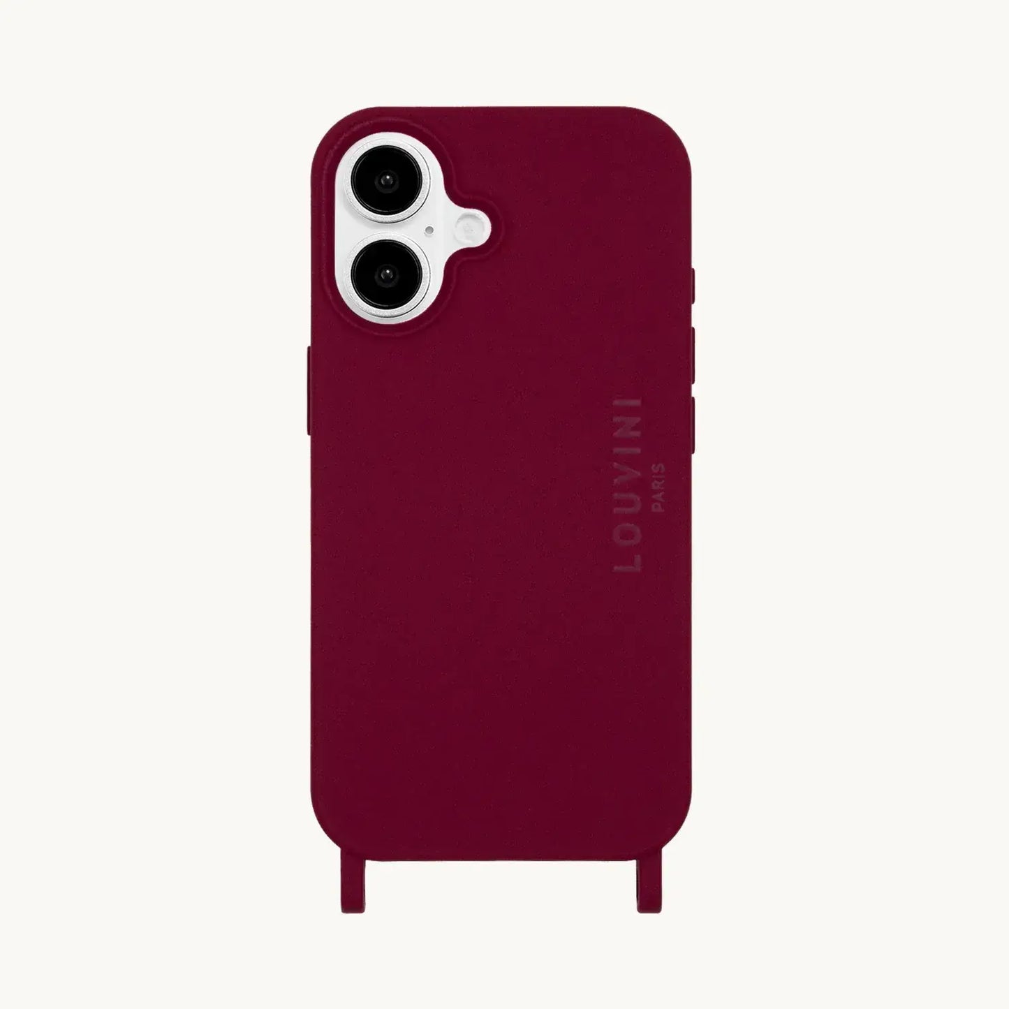 Coque Bordeaux MagSafe "Milo" pour iPhone 16