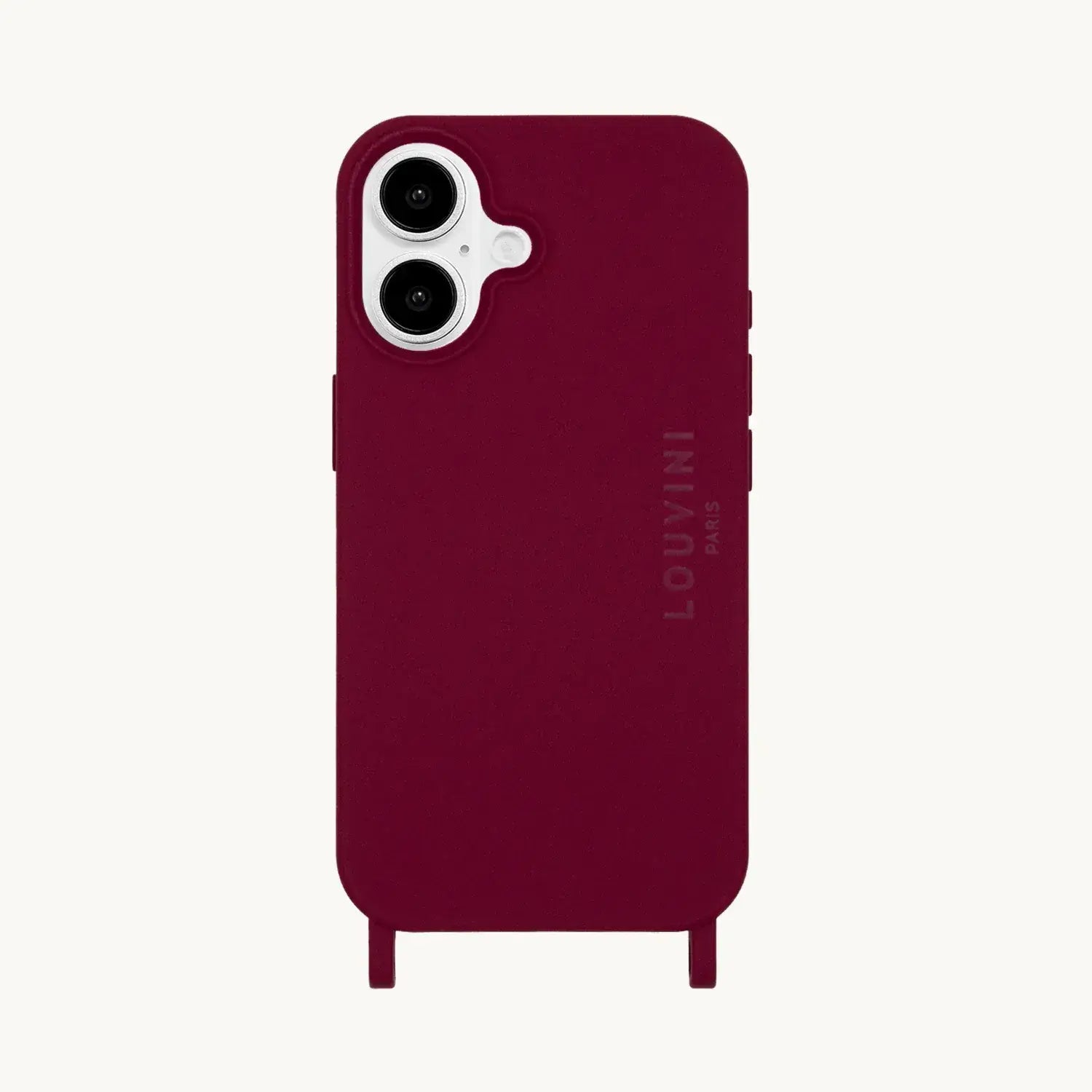 Coque Bordeaux MagSafe "Milo" pour iPhone 16