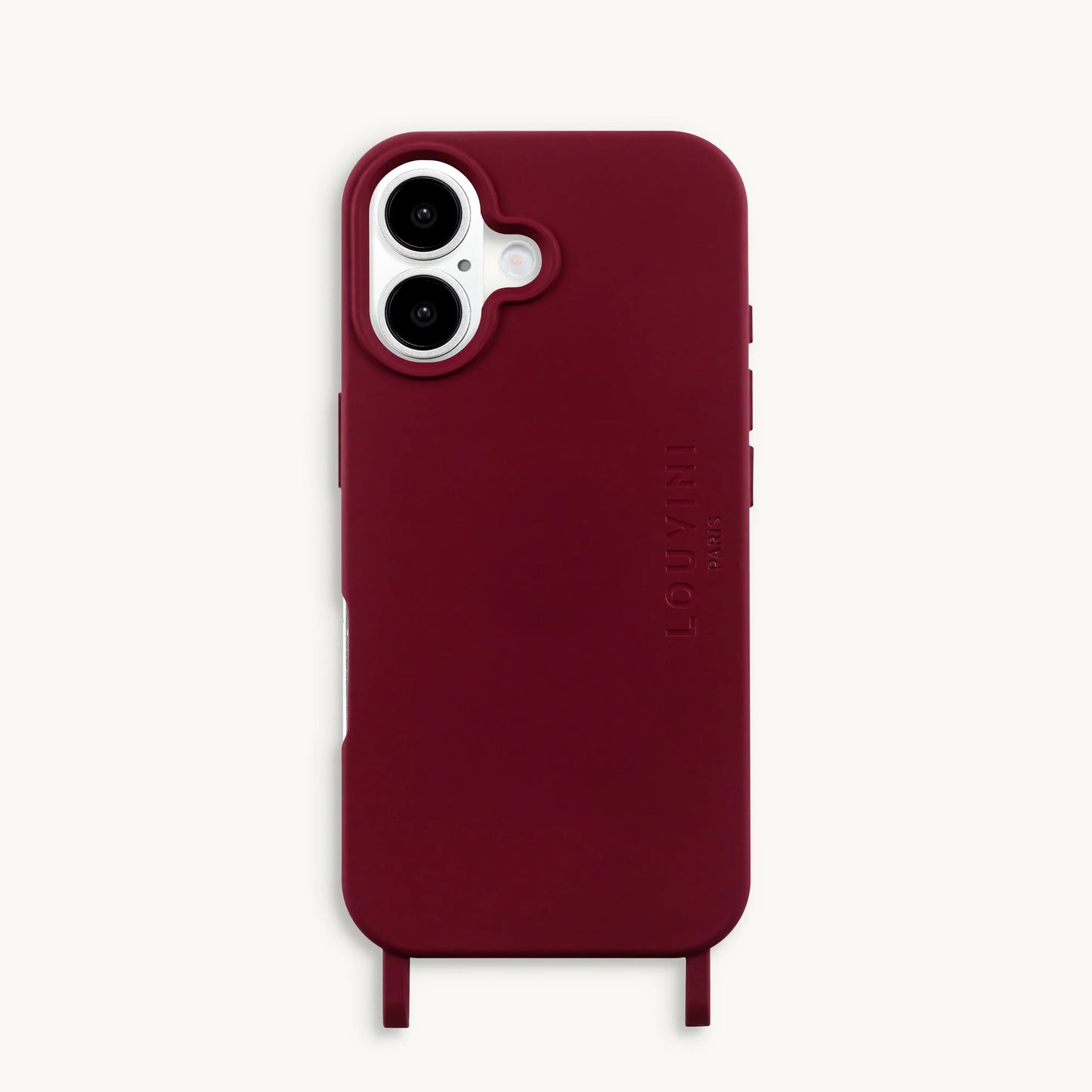 Coque Bordeaux MagSafe "Milo" pour iPhone 17