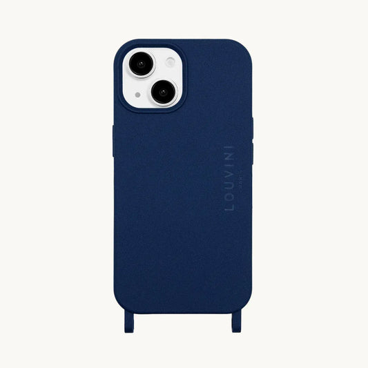 Coque Bleu Marine MagSafe "Milo" pour iPhone 15