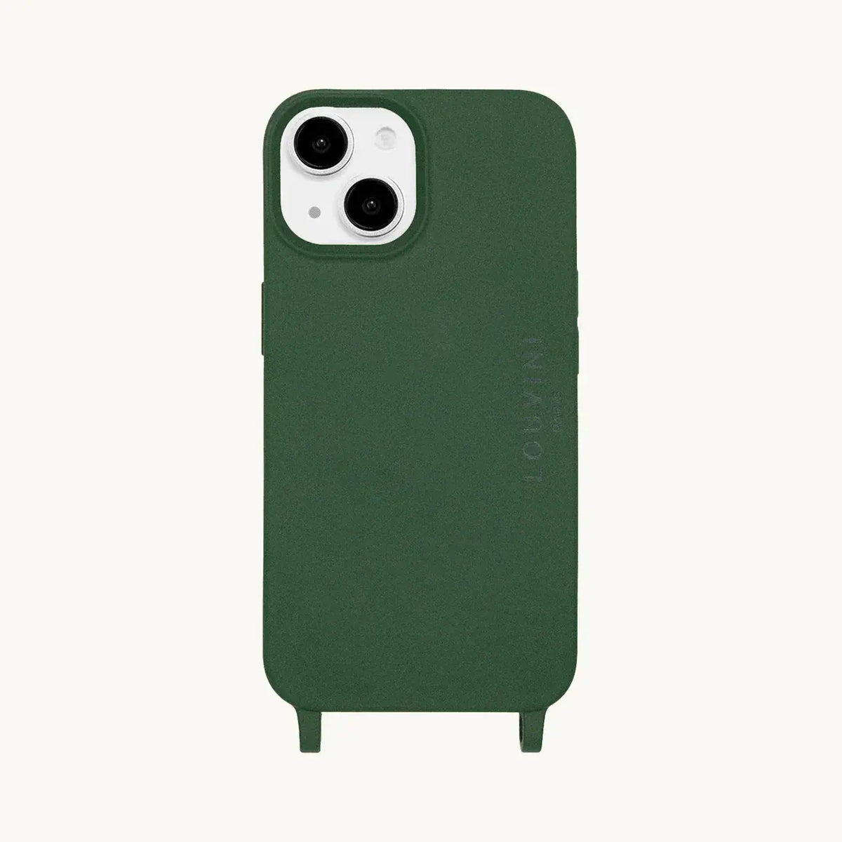 Coque Vert Olive MagSafe "Milo" pour iPhone 15