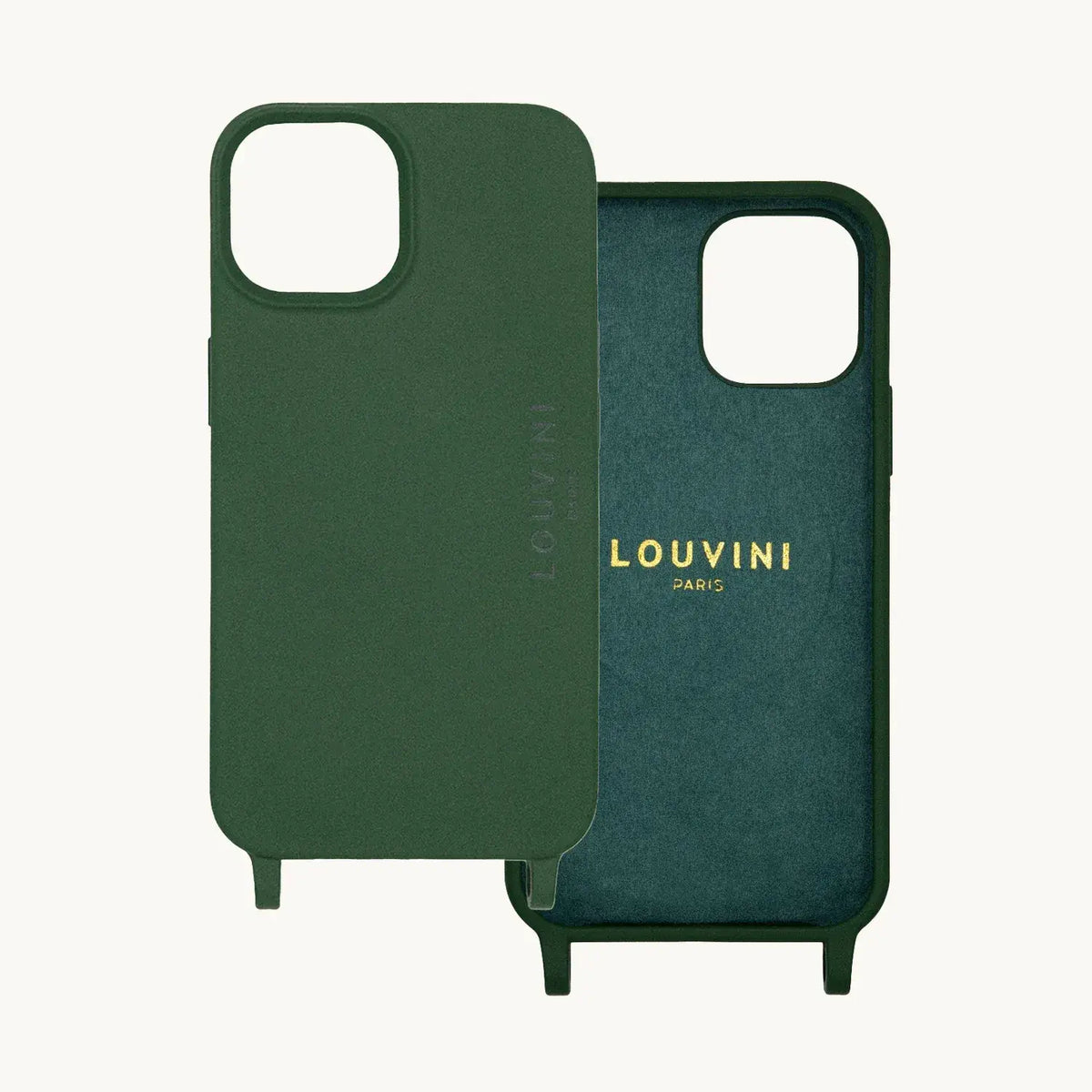 Coque Vert Olive MagSafe "Milo" pour iPhone