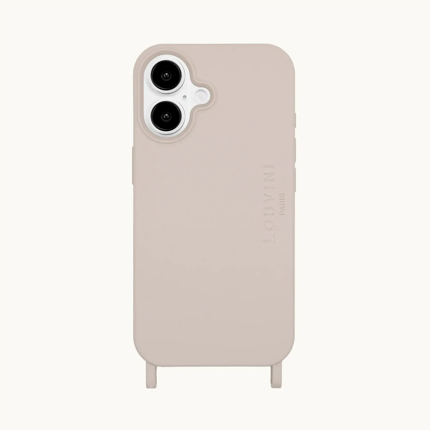 Coque Taupe MagSafe "Milo" pour iPhone 16