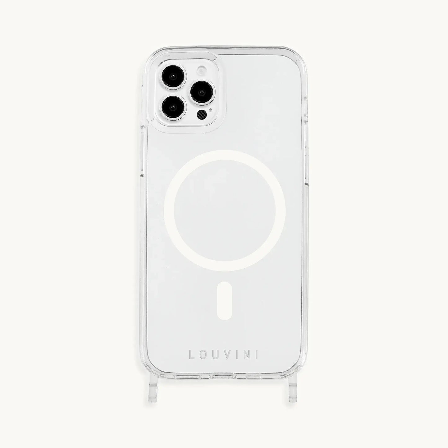 Charlie Magsafe - Coque d'iPhone Transparente à Anneaux