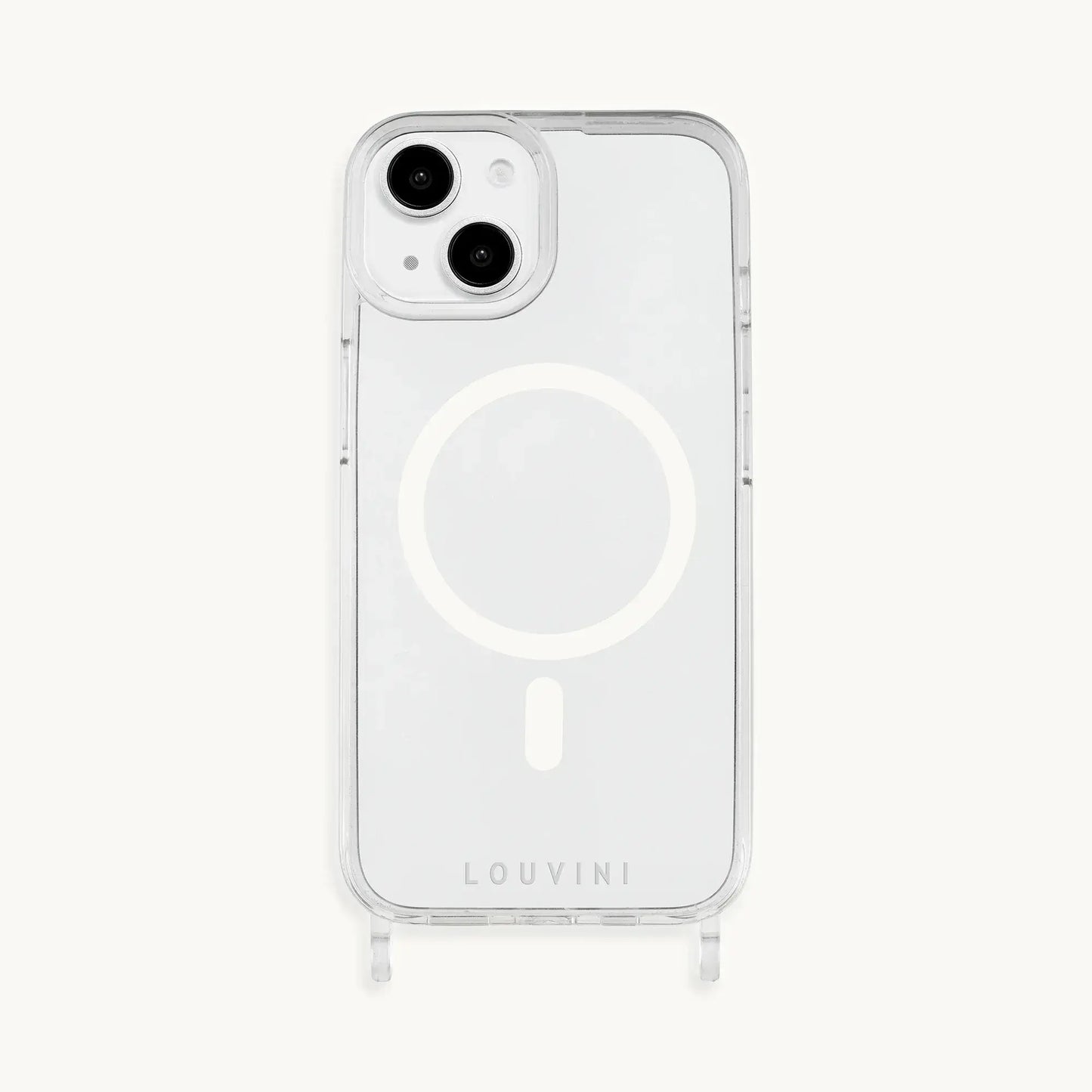 Charlie Magsafe - Coque d'iPhone Transparente à Anneaux