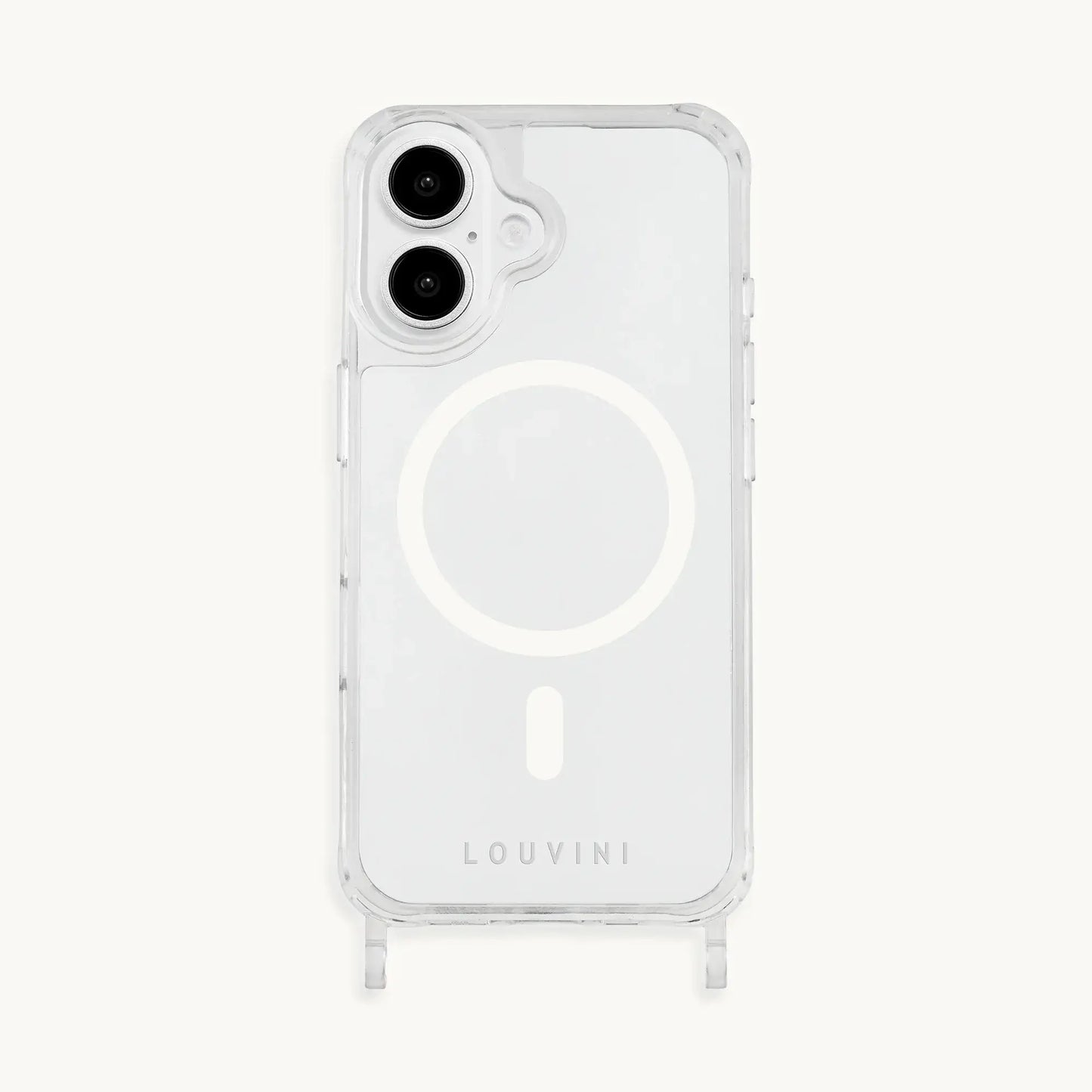 Charlie Magsafe - Coque d'iPhone Transparente à Anneaux