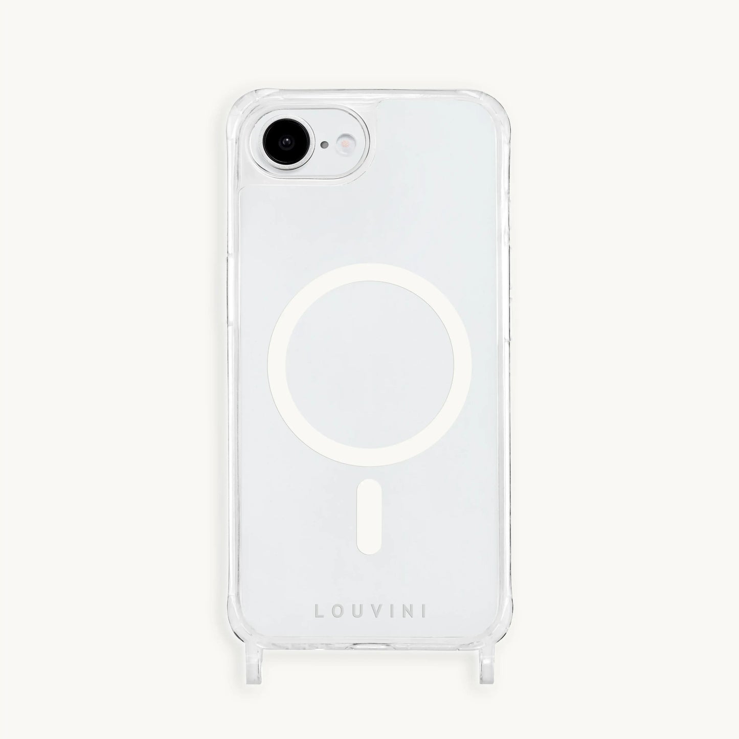 Charlie Magsafe - Coque d'iPhone Transparente à Anneaux