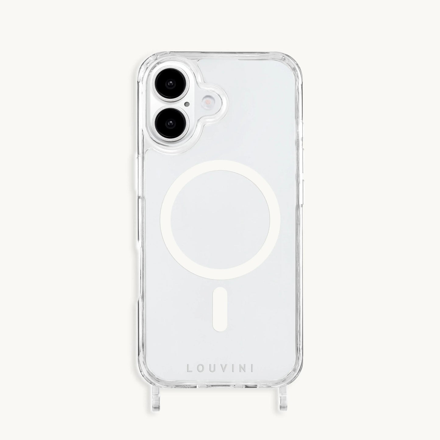 Charlie Magsafe - Coque d'iPhone Transparente à Anneaux