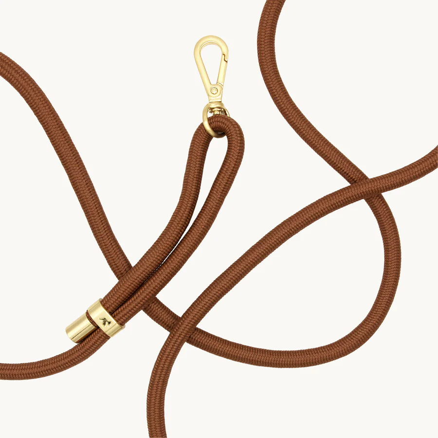 Tessa Marron - Chaîne Bandoulière pour Coque - Louvini