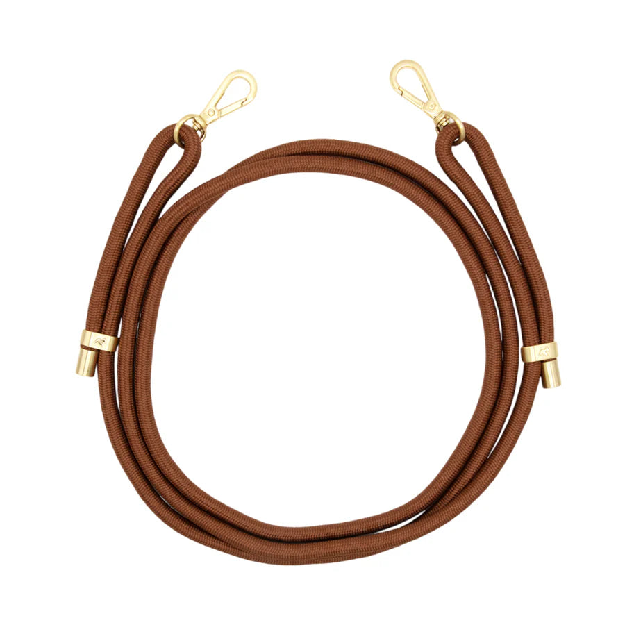 Tessa Marron - Chaîne Bandoulière pour Coque - Louvini