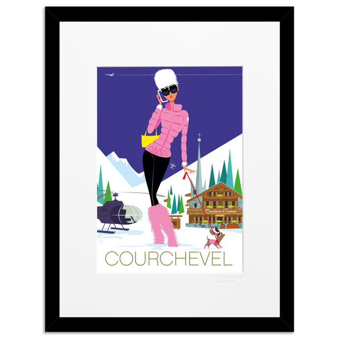 Courchevel - Collection Monsieur Z - tirage 30x40 cm - Image Republic