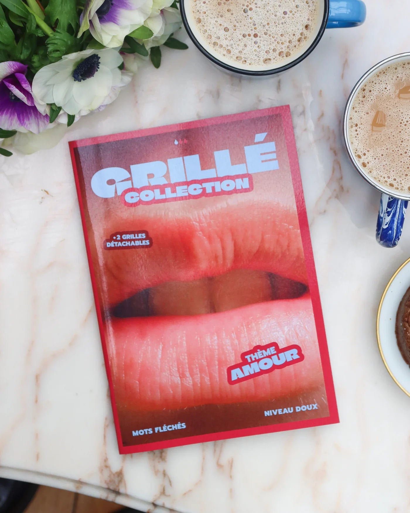 Couverture des mots fléchés Grillé collection sur le thème de l'amour