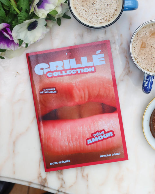 Couverture des mots fléchés Grillé collection sur le thème de l'amour