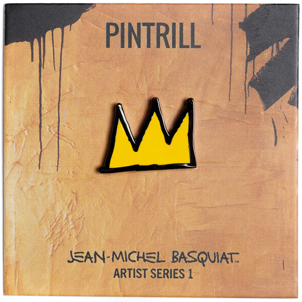 Crown - Pin's en email couronne Basquiat - Pintrill