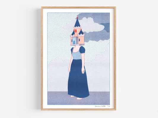 La Rêveuse en risographie A4 - Doriane Millet