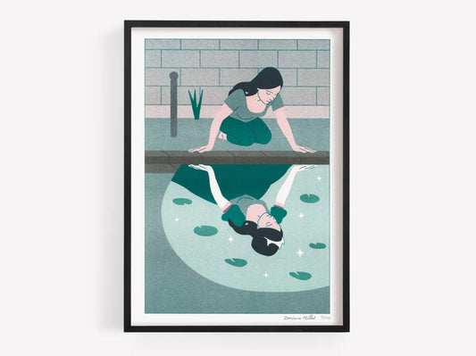 Le Reflet  en risographie A4 - Doriane Millet