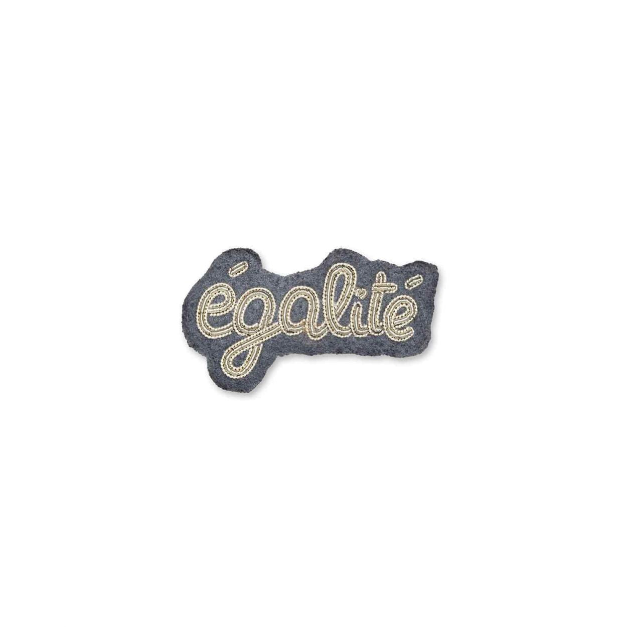 Égalité - Broche Brodés Main - Macon&Lesquoy