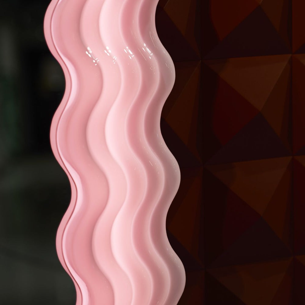 Ultrafragola - Miroir LED rose Ettore Sottsass - Poltranova
