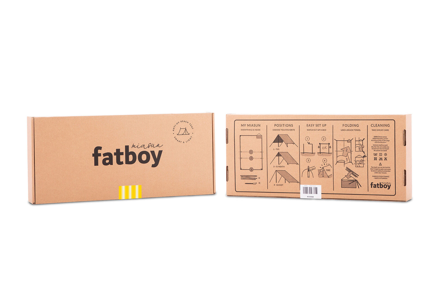 Packaging de la tente de plage Miasun Soller