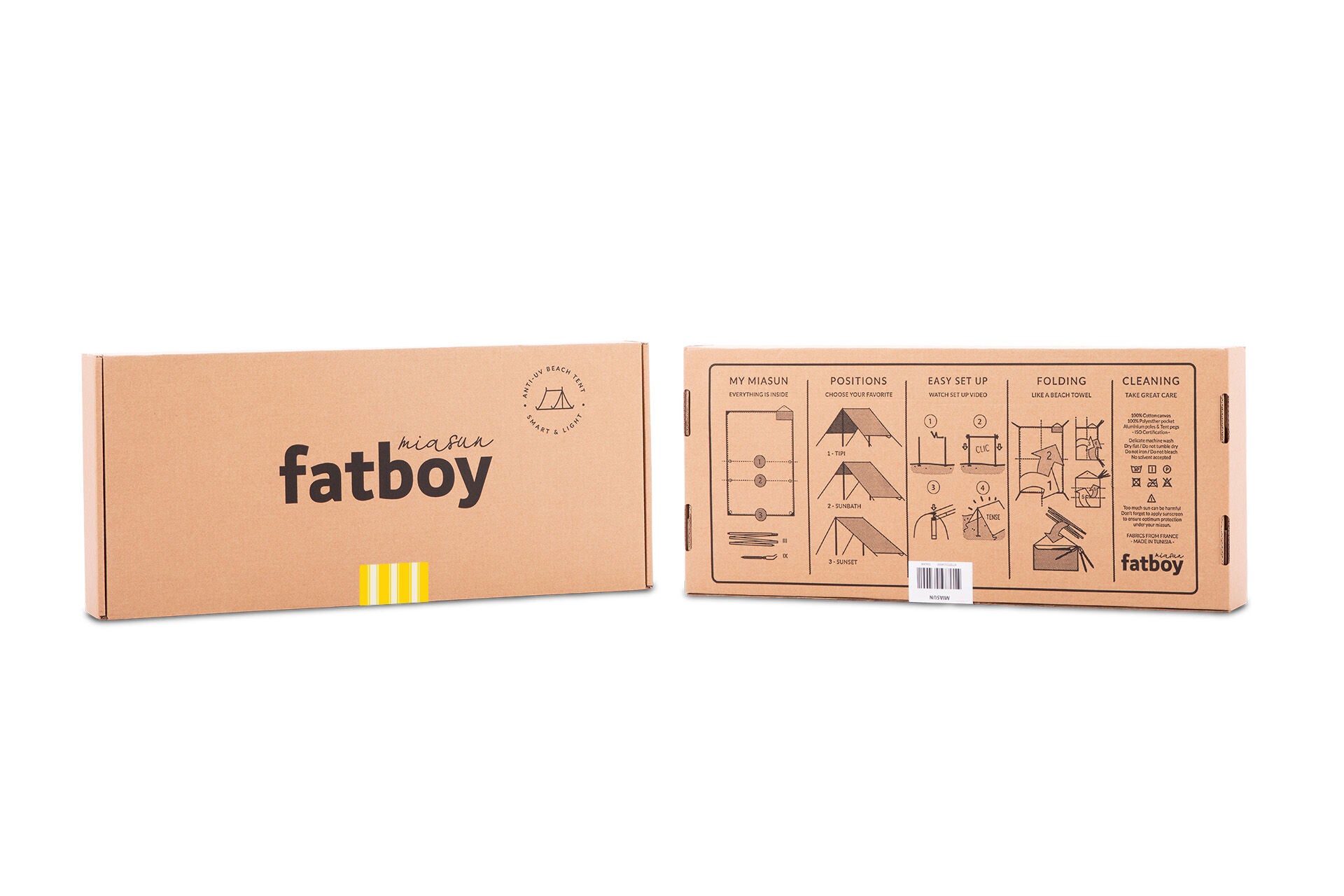 Packaging de la tente de plage Miasun Soller