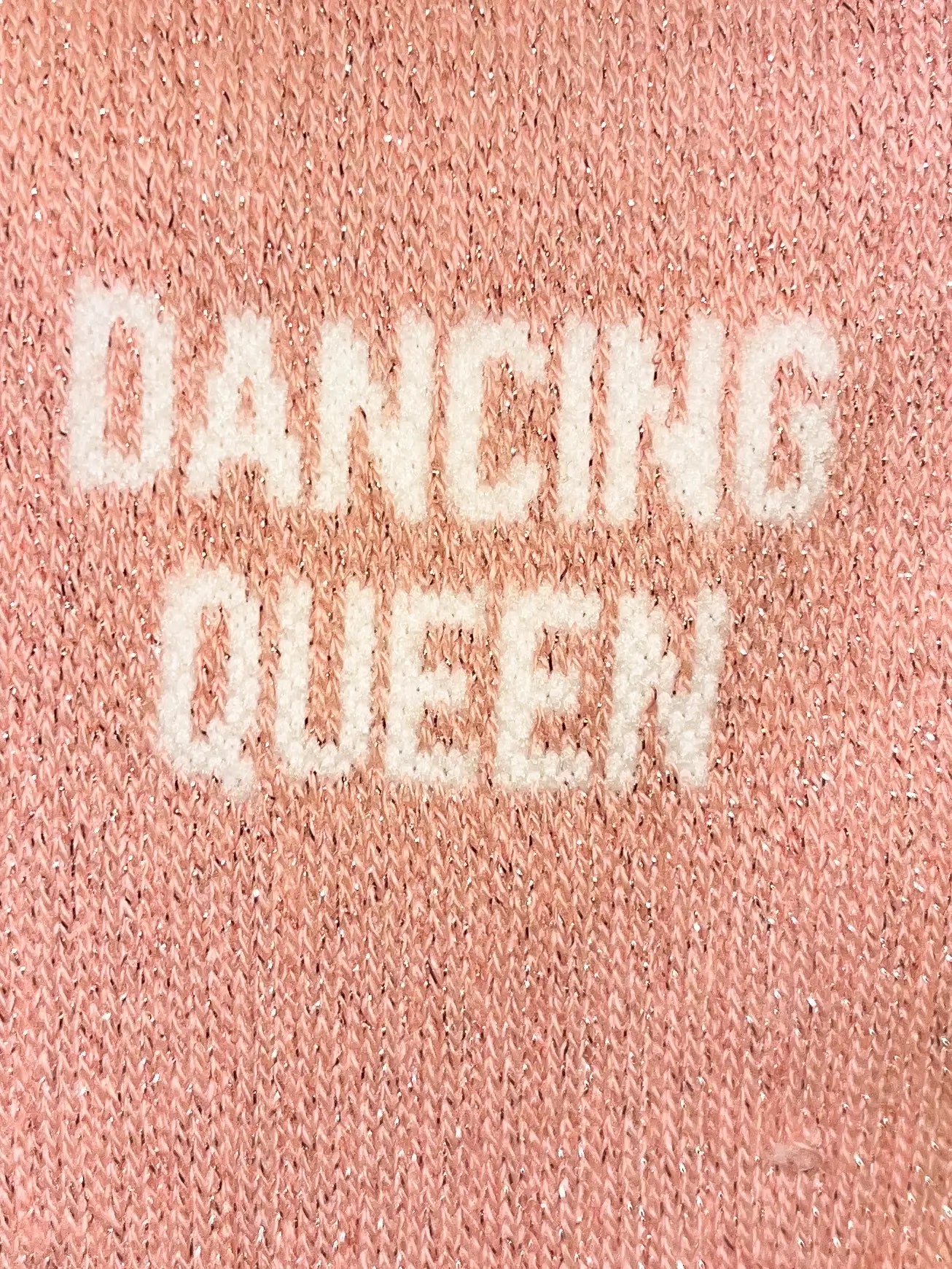 CHAUSSETTES À PAILLETTES MESSAGE « DRAMA QUEEN » – LILIE FOLIE