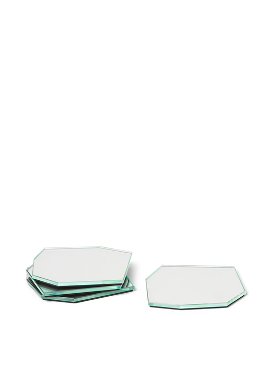 Ripple Gris Fumé sous-verre Miroir - Ferm Living 