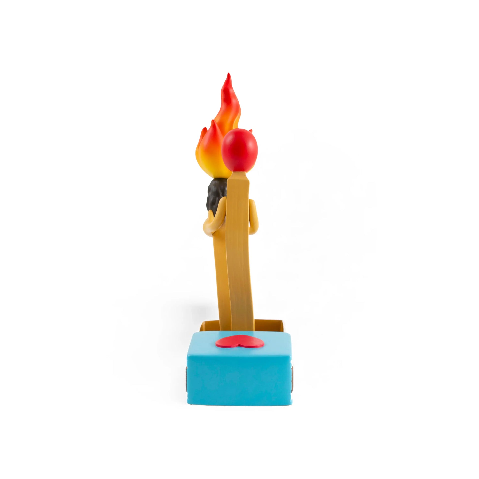 Figurine burning Love - Orientation arrière de l'allumette